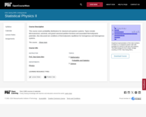 Statistical Physics II