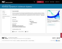 Nonlinear Dynamics II: Continuum Systems